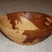 Wooden Maple Bowl with Decorative Texturing