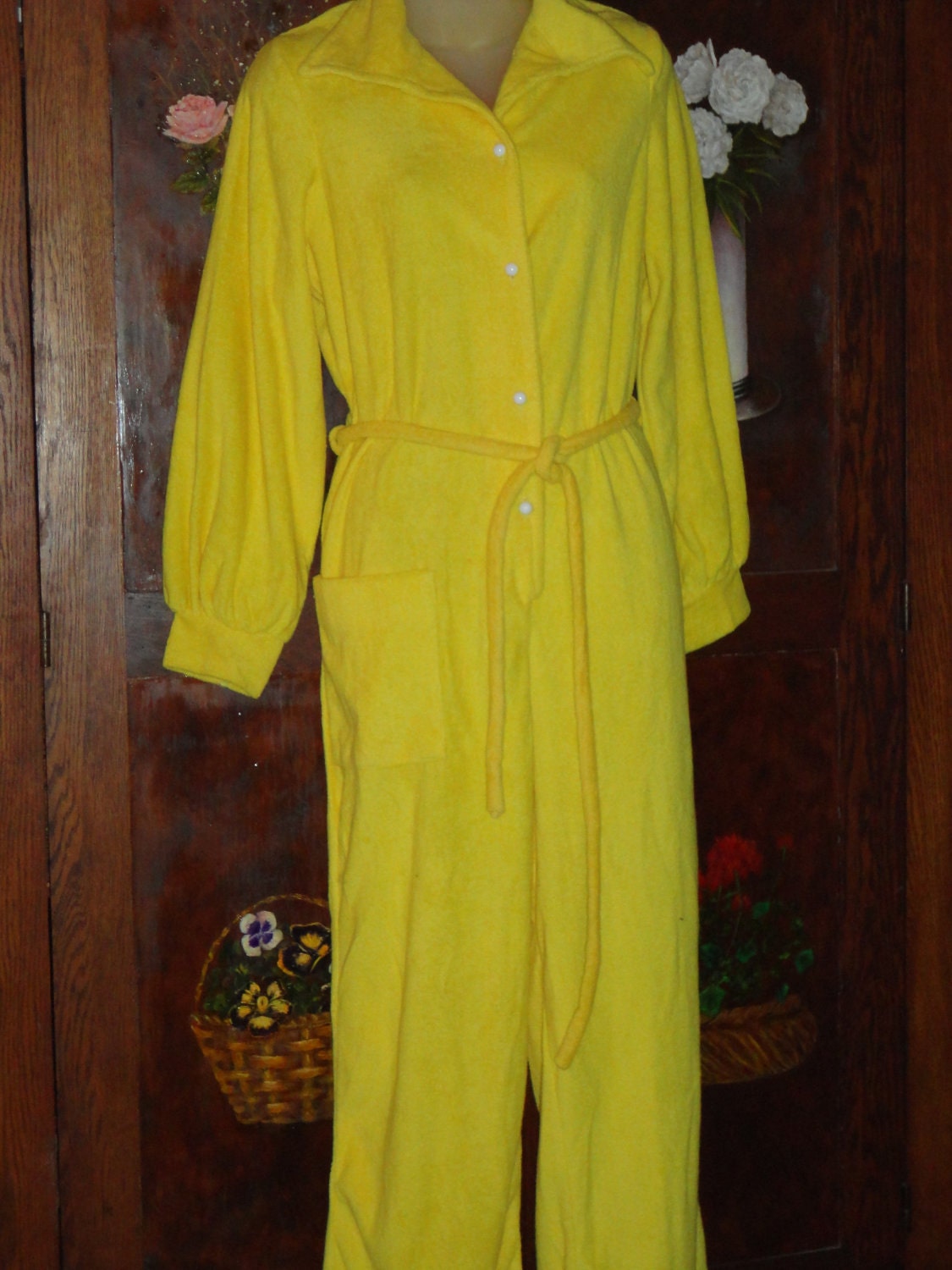 terry cloth jumpsuit