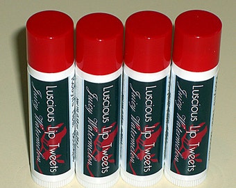 Juicy Watermelon Luscious Lip Tweets - Glossy Vegan Lip Balm