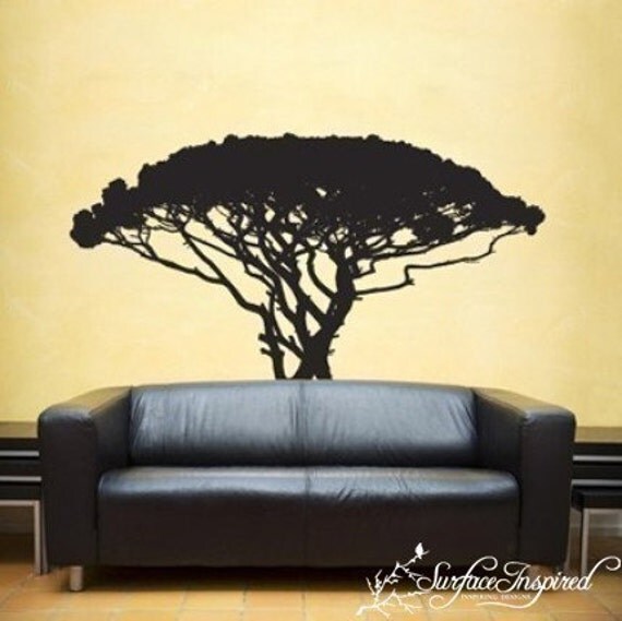 Vinyl wall art decals African Tree Decal Inspiring Designs