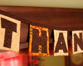 Thankful banner with leaves: MADE TO ORDER Il_170x135