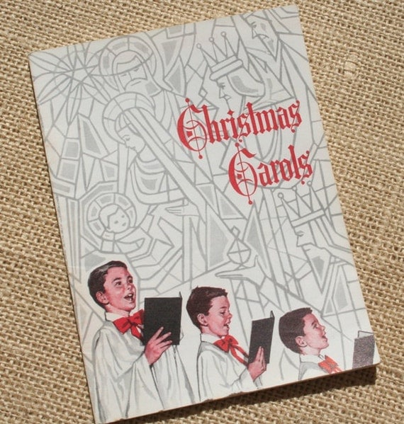 Vintage Christmas Carol Book Music Book Songbook 1960s for