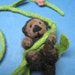 Sea Otter Bookmark - Needle Felted