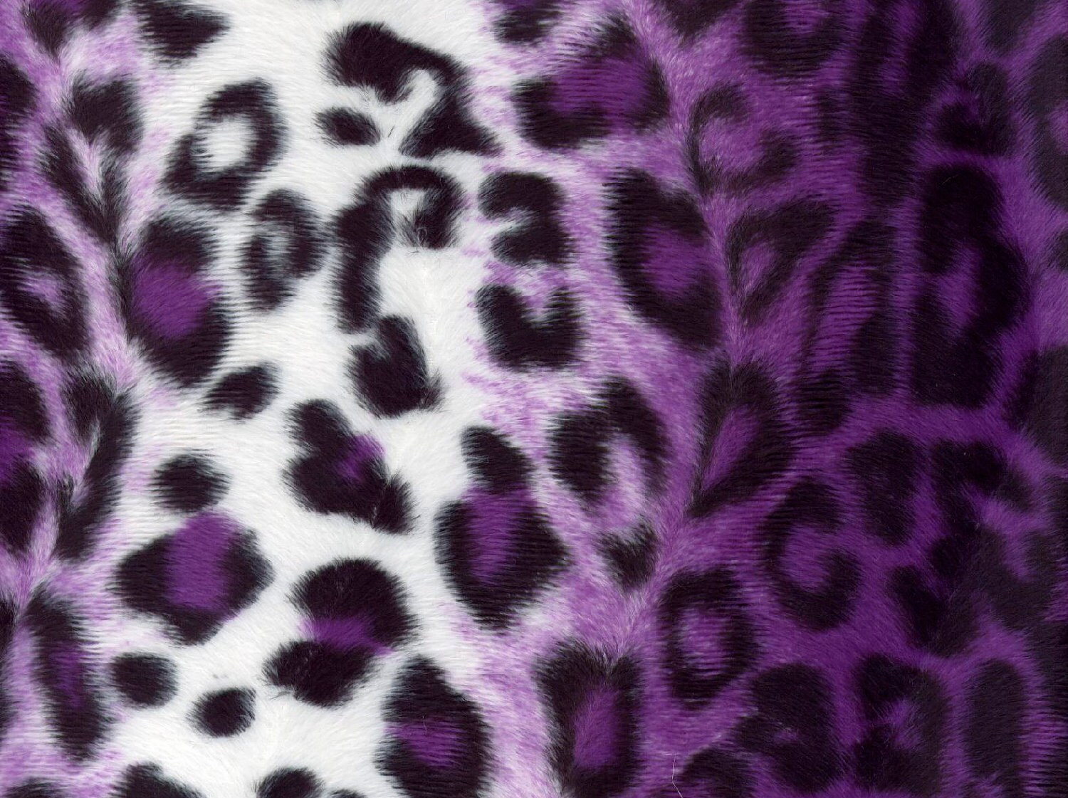 Purple Leopard Faux Fur 1 yard Fabric by TheCraftyTree on Etsy