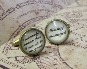 Marauders Spells Cuff Links