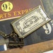 Hogwarts Express Ticket Necklace