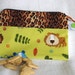 Back to School Snack Sack, Half Size - 7.5" x 5"- Nylon lined, Zippered, Reusable, Machine Washable
