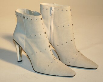 asos cream ankle boots
