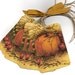 Autumn Gift Tags Hang Tags Place Cards Escort Cards Halloween Pumpkin Vintage