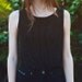 90s USA Made Black/White Polkadot Tank - S
