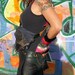 Leather Hip Belt Bag Shoulder Bag Sporran