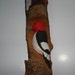 Woodpecker Bear Beaver Eagle Cottonwood Bark Carving