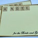 Reserved for Sheila Lindberg (sheilalindberg) - Wedding Guest Book Alternative Cards - Set of 35 - Scrabble "Amy" Cards