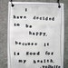 Voltaire Quote Ceramic Plaque