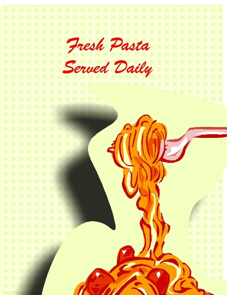 Fresh Pasta Poster by TyPrint on Etsy