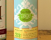 items similar to 3 customized birthday wine labels on etsy