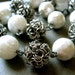 Chunky Pearl Necklace, Wedding , Bridal, Statement, Jewelry, Jewellery - Mother of Pearl