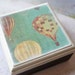 Hot Air Balloon Wood Square Box Tame Me Away Romantic Getaway Hot Air Balloon Themed Wedding Nursery Room decor