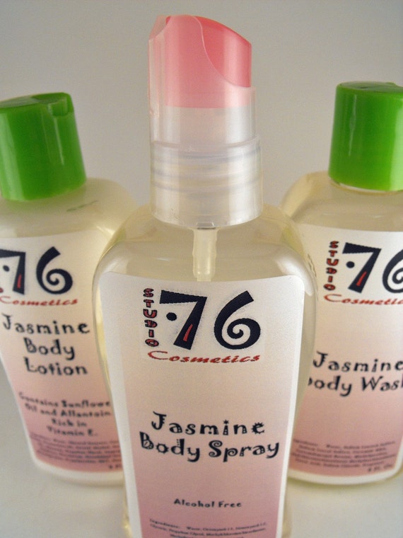 50 OFF SALE Jasmine Body Spray Body Lotion and Body Wash Set