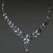 Handmade Artisan Pearl moonstone Purple Amethyst Blue Topaz Gemstone 925 Sterling Silver Bridesmaid Wedding Gift Jewelry Necklace (A)