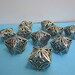 10 LARGE antique filigree bead CAPS around 1920 (monastery work )