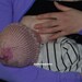 Baby Infant Newborn hand knit breast boob hat boy girl breast feeding seamless funny beanie. READY to ship from Colorado. Perfect gift