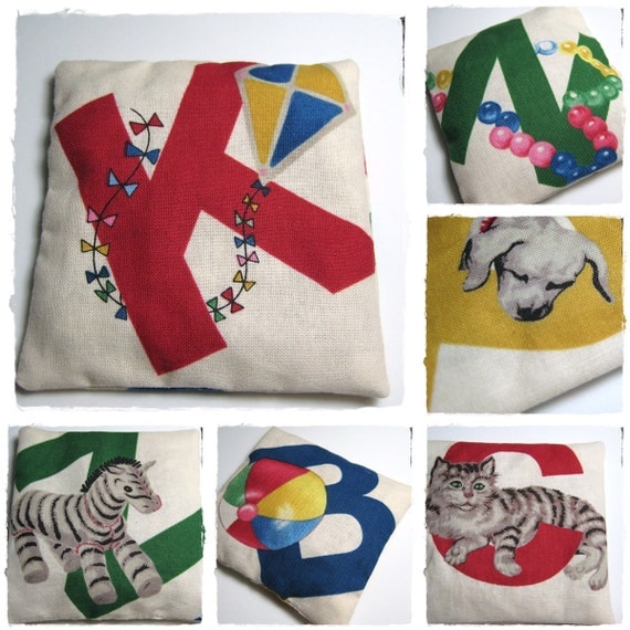 Bean Bag Set / 5 Bags With ABC Letters