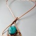 deep v neck necklace