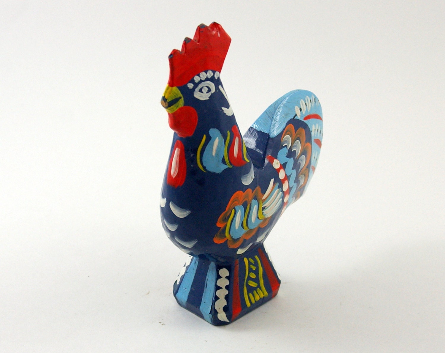 Blue Dala Rooster Made in Sweden