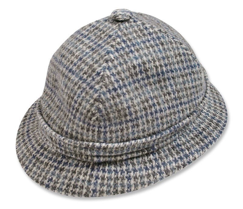 Vintage 80s Kangol Grouser Bucket Hat Houndstooth Mens Large