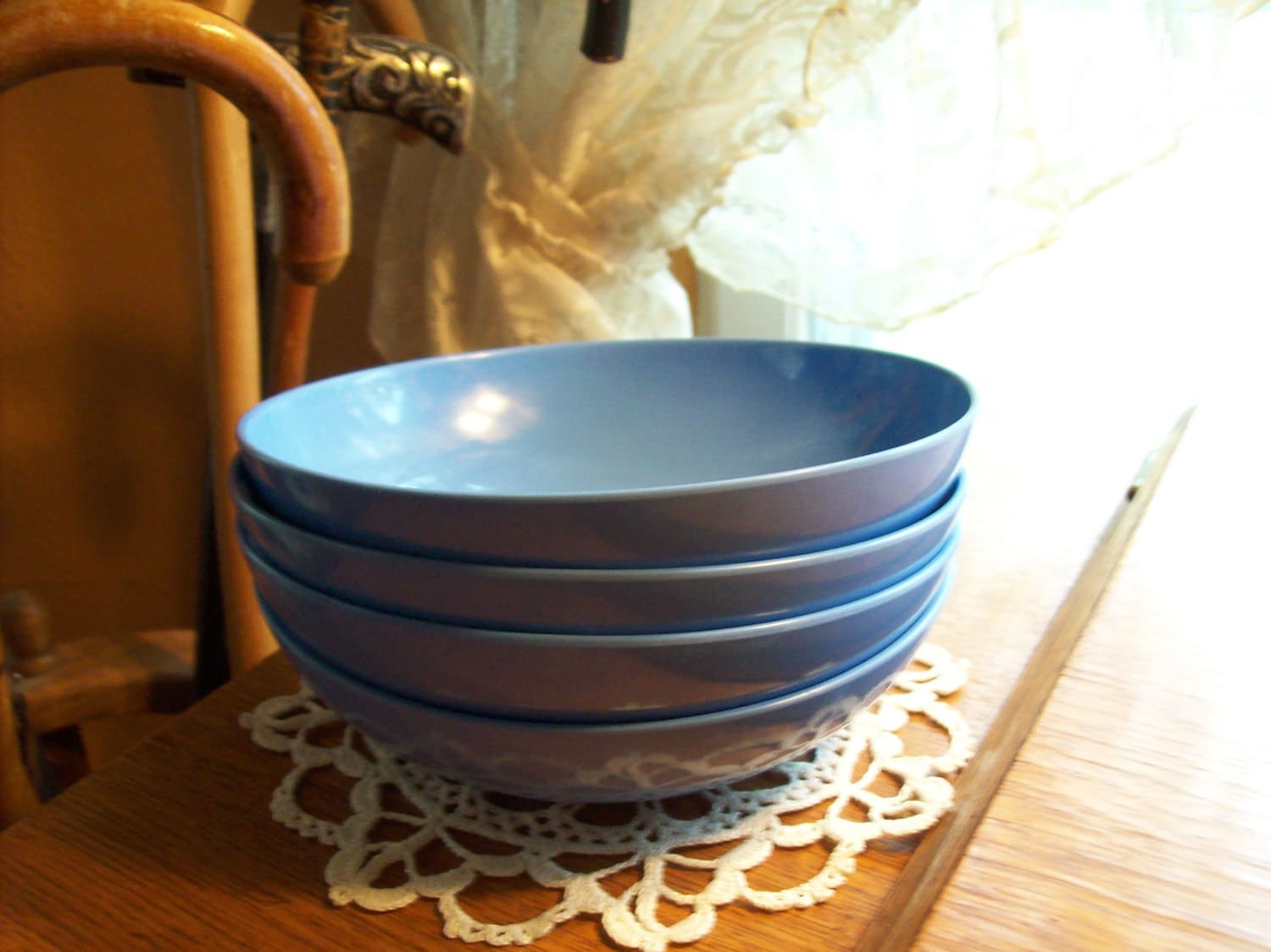 Vintage Texas Ware Melamine Cereal Bowls Set of 4 by VintageKats