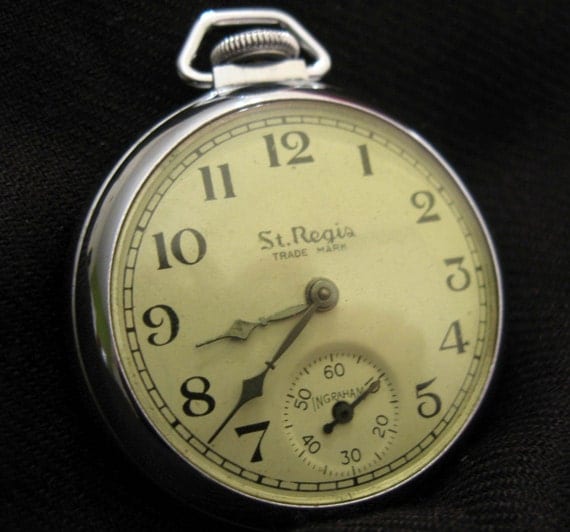 Vintage Ingraham St. Regis Pocket Watch