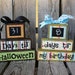 Personalized COUNTDOWNS chalkboard wood block set. . . Christmas, vacation, birthday, Halloween, Disneyland, grandma primitive