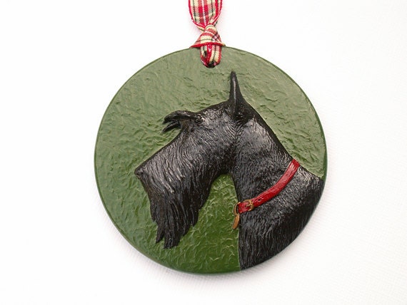 scottie dog christmas ornament scottish terrier dog hand scottie dog christmas ornament scottish terrier dog hand