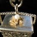 Vintage Charm Bracelet//A Tisket A Tasket A Little Golden Basket//Mad Men//Crawford//Hepburn