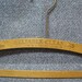 Wooden Hanger Advertising for Reliable Cleaners J.L. Adcock, Salinas California Vintage Dry Cleaning Wood Hanger