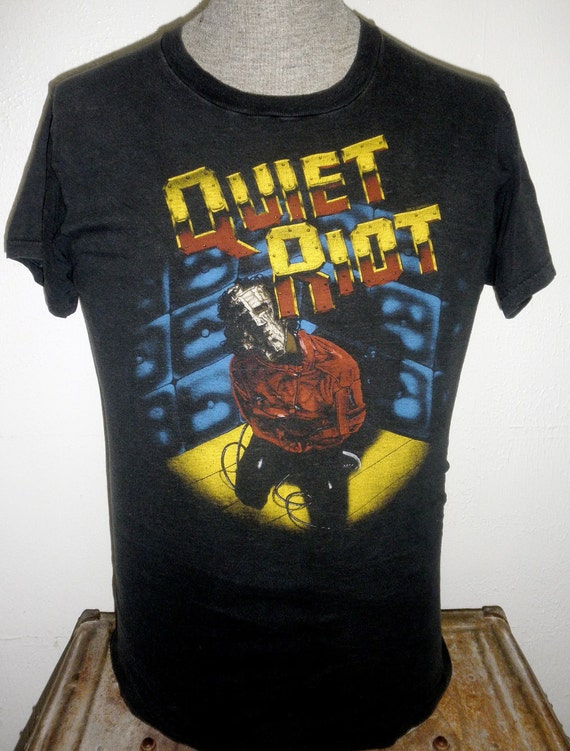 Vintage Quiet Riot 1983 Tour Shirt Authentic and by DesertMoss