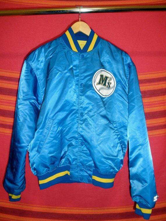 Vintage Seattle Mariners Satin Jacket by Starter Men's