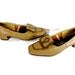 Vintage 1960's Cobbies heel Loafers with Detailed Bridge Flap - Mauve Ladies Size 9