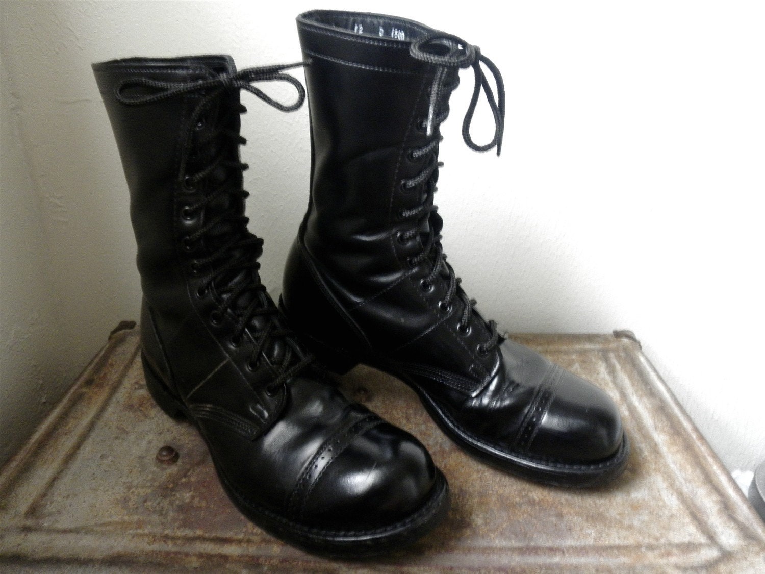 24 Eyelet Leather Corcoran Mens Military Jump Boots by DesertMoss