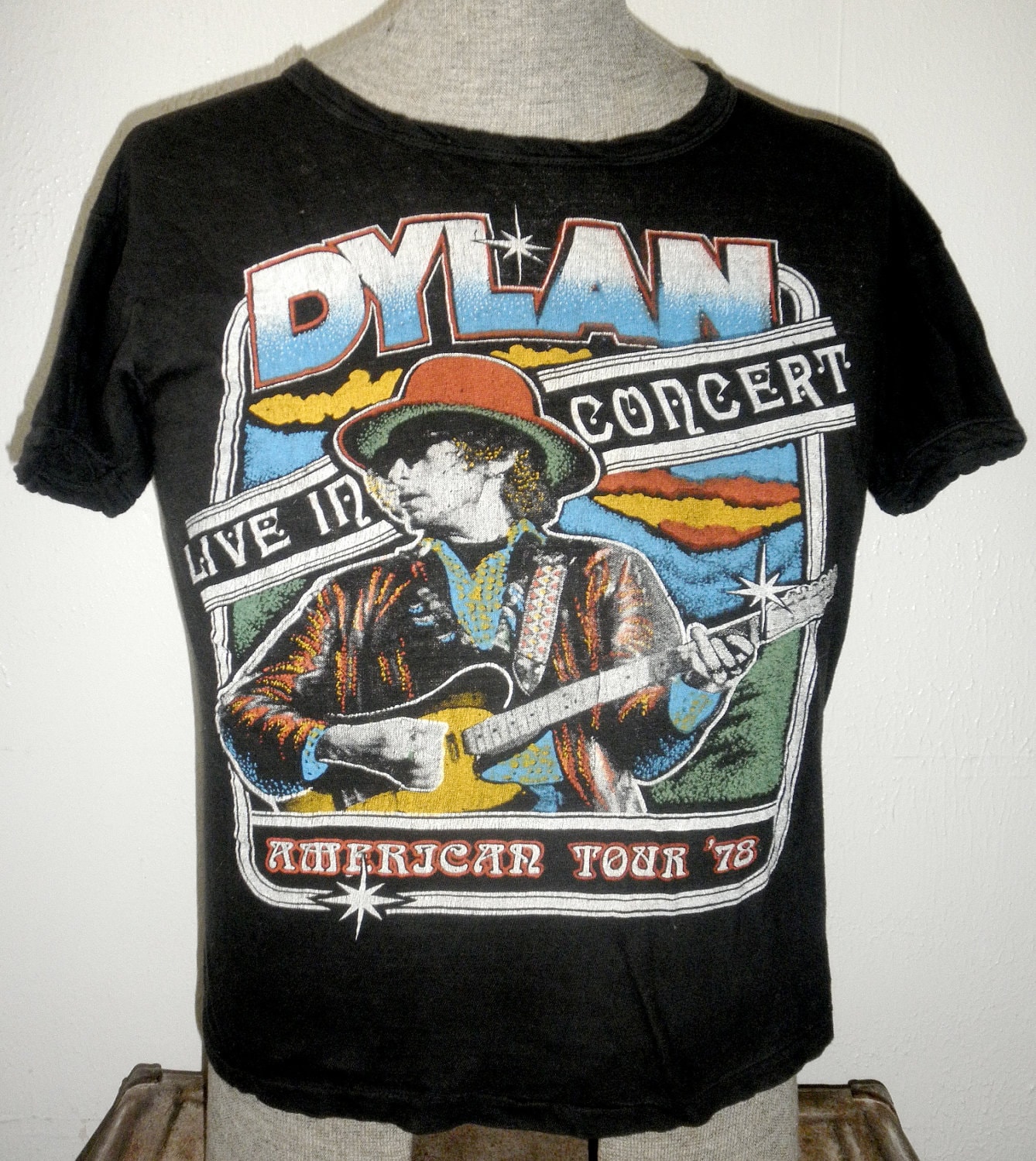 bob dylan 1978 tour t shirt