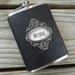 Leather Drink Flask Polyjuice Groomsman Gift 8oz