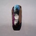 Rare 3D CLEAR GLITCH Titanium Rainbow Flame Aura Quartz Crystal Point