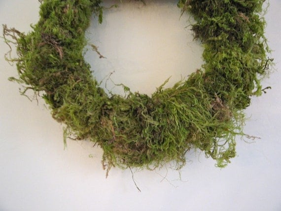 4 Moss Wreaths by FayeMarie on Etsy