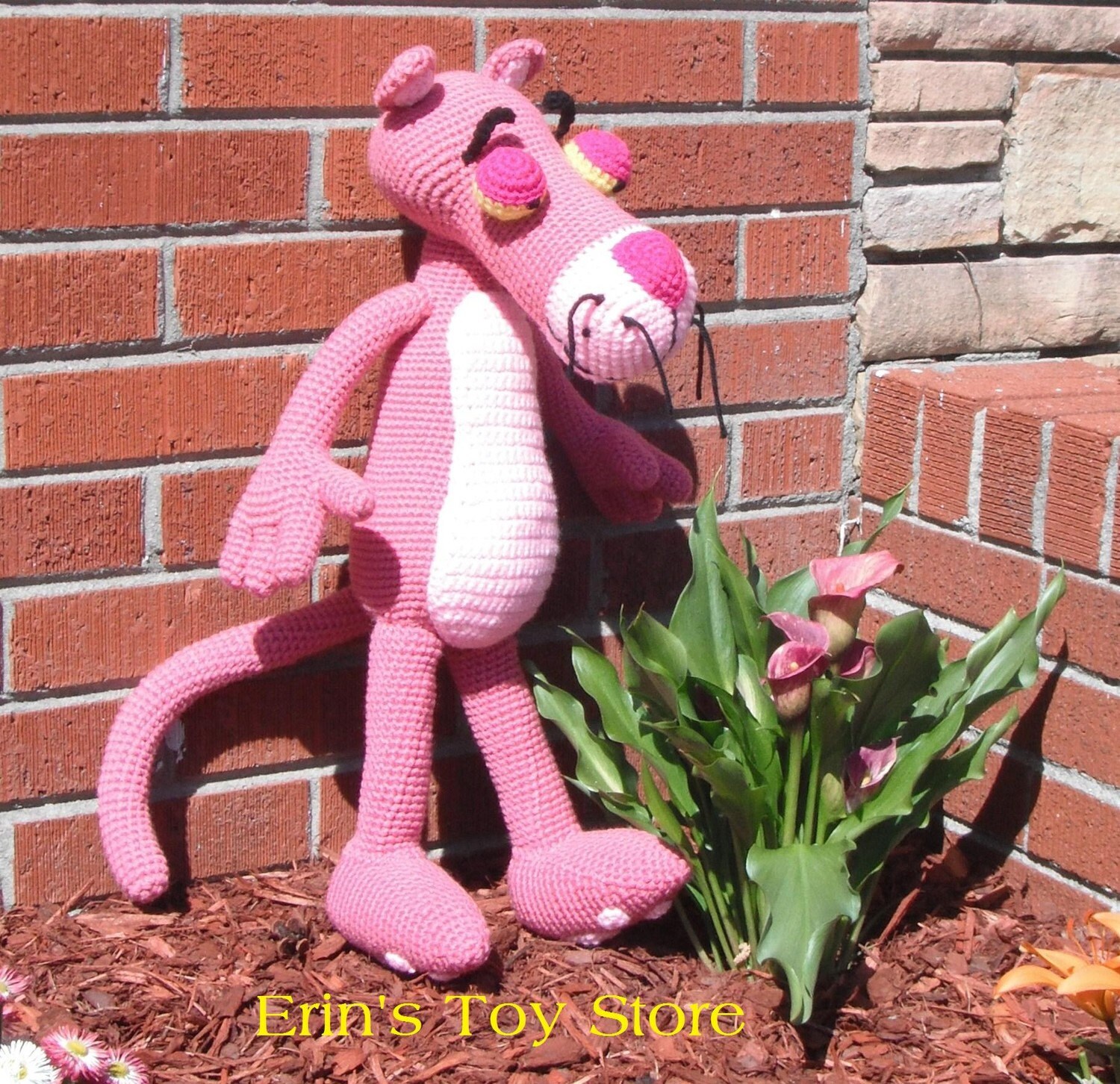 Big Pink Panther a Crochet Pattern by Erin Scull