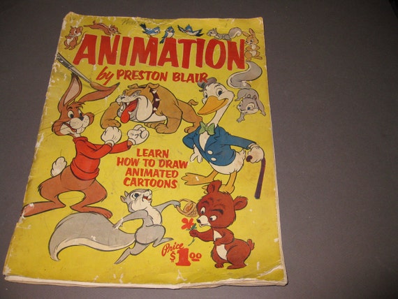 Vintage Animation Book by Preston Blair