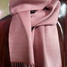 Dressy Houndstooth Silk Scarf, Hand Woven Man Scarf, Woman's Handwoven Scarf