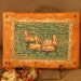 4 Pelicans Swimming Wall Tile
