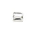 Genuine White Topaz 10x8x6mm Emerald cut 5.05ct