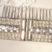 Large 1920s Art Deco Rhinestone Bridal Hair Comb, Pave Crystal TRUE Vintage Heirloom Brooch Hair Comb
